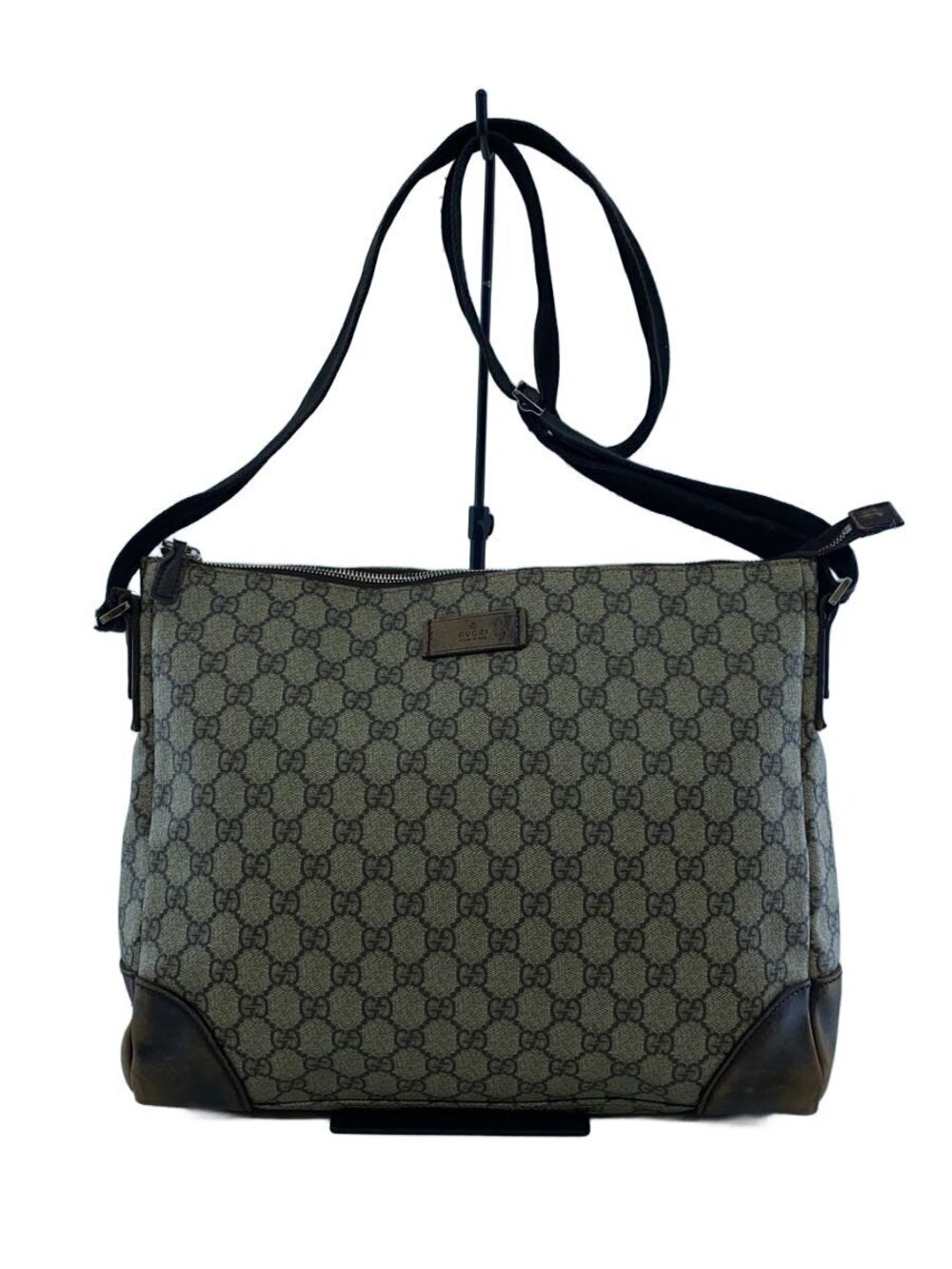 Gucci Shoulder Bag GG Canvas Beige Tan All over